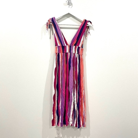 Forever 21 Contemporary Multicolor Striped Dress - Picture 1 of 4